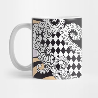 Lace, Floral Pattern Mug